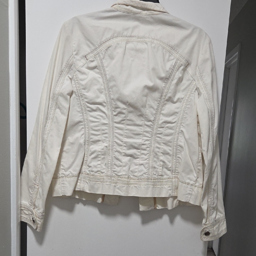 Chico's Off-White Utility Jacket - image 6